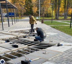 В Заречном приступили к консервации главного фонтана