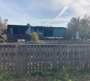 Пенсионер, который погиб при пожаре в Бессоновском районе, хотел спасти внуков