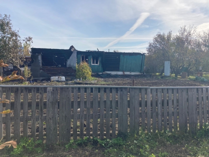 Пенсионер, который погиб при пожаре в Бессоновском районе, хотел спасти внуков