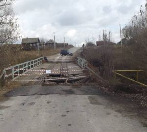 Ремонт моста в Пензенской области взяли под контроль районные власти