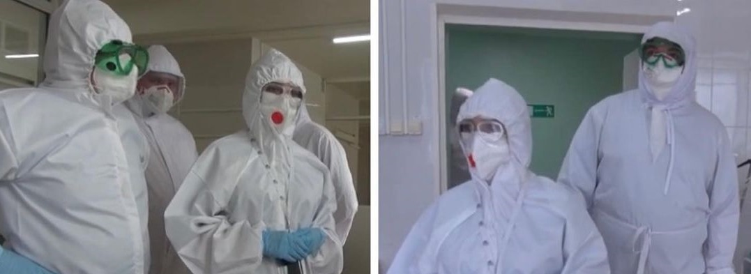 Воробьева навестила беременных в «красной зоне» больницы Бурденко