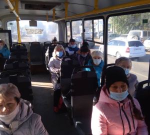 Жителям Бессоновки пригрозили штрафами за езду в автобусах без масок