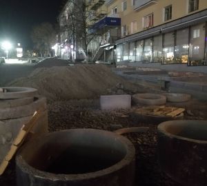 В Пензе земляные работы на улице Московской планируют завершить до Нового года