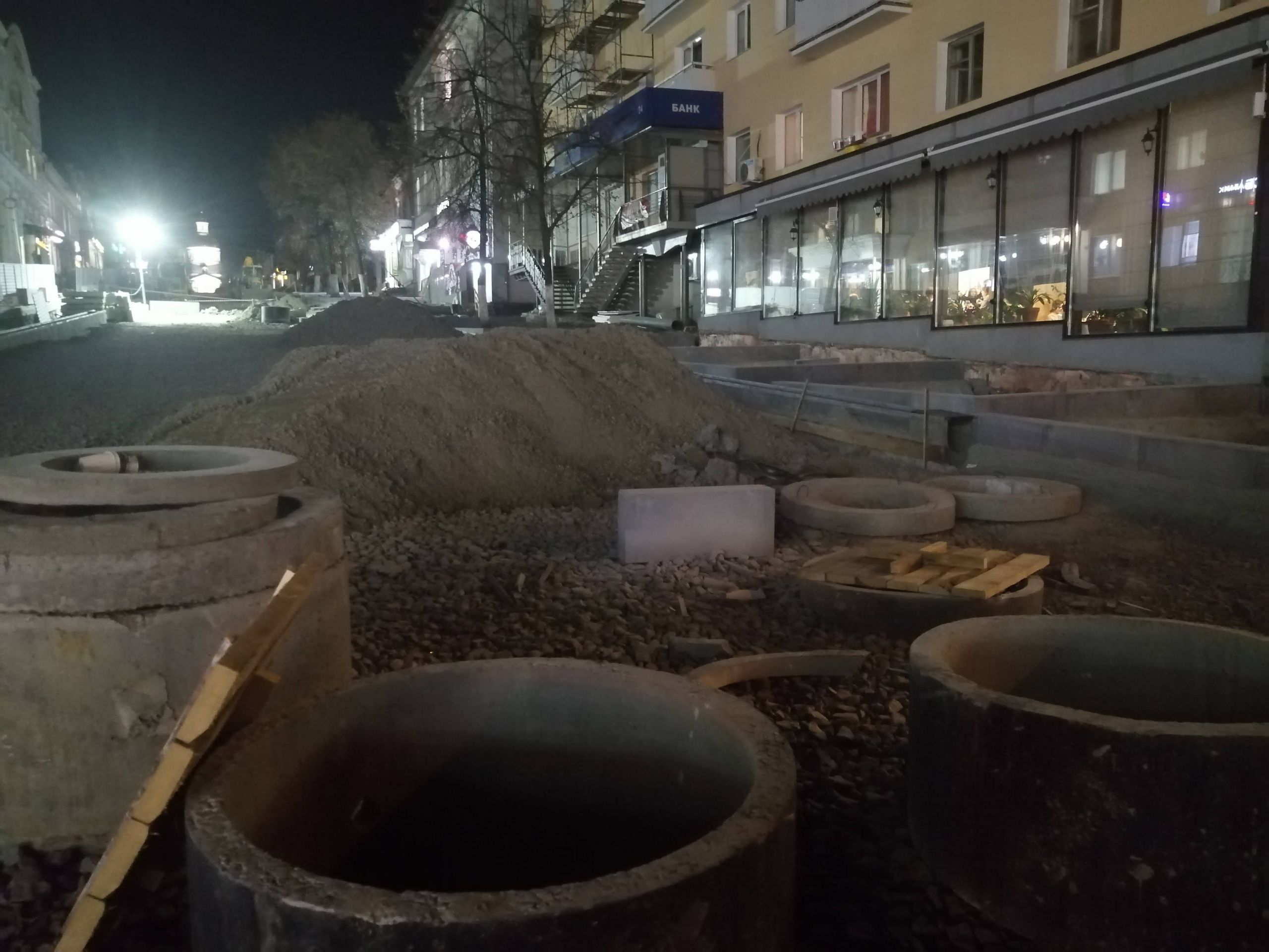 В Пензе земляные работы на улице Московской планируют завершить до Нового года