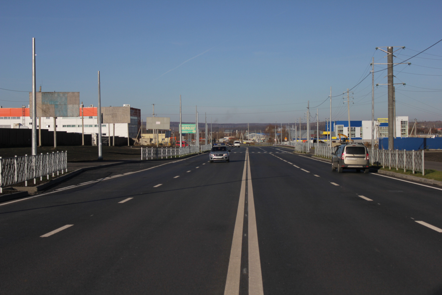 Темпы реконструкции улицы 40 лет Октября опережают график