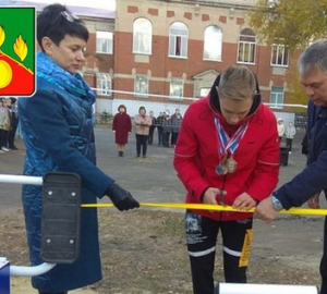 На территории школы Сердобска установлены тренажеры