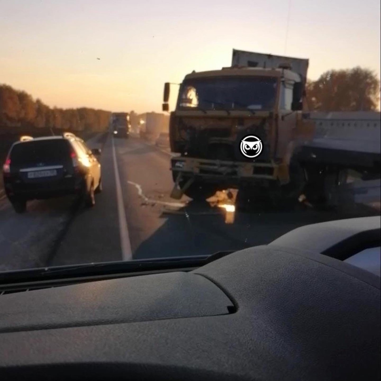 В Пензенском районе столкнулись грузовик и легковушка