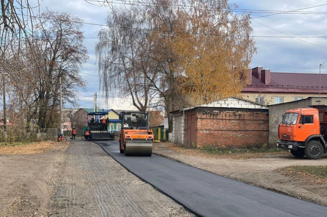 В Сердобске завершили ремонт дороги на улице Сережникова