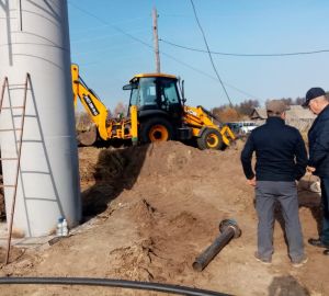 Жителям Лунино рассказали, как продвигается ремонт водонапорной башни