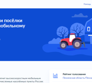 В Пензенской области проведут Интернет в сёла по итогам голосования