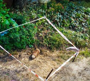 Житель Пензенской области нашел во дворе снаряд времен первой мировой войны