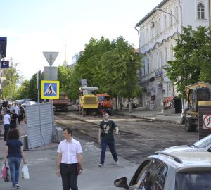 В Пензе сильно затянули сроки сдачи верха ул. Московской