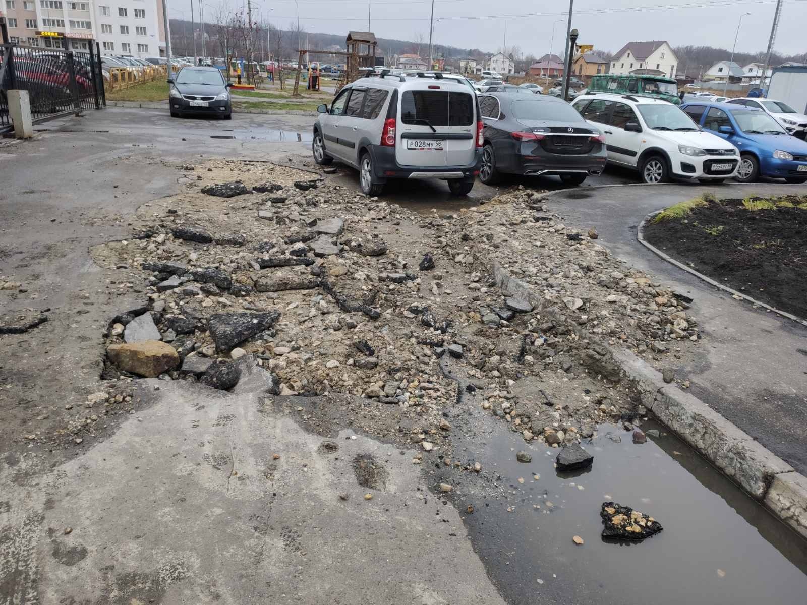 В Пензе раскуроченный тепловиками асфальт приведут в порядок до 30 ноября