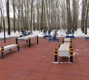 В Каменском районе достроили спортплощадку для подготовки граждан к ГТО