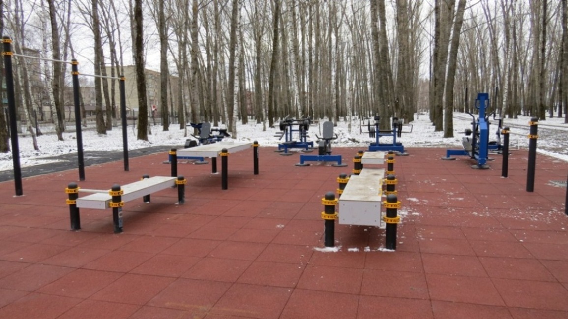 В Каменском районе достроили спортплощадку для подготовки граждан к ГТО