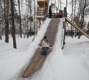 Стало известно, где в Пензе монтируют зимние горки