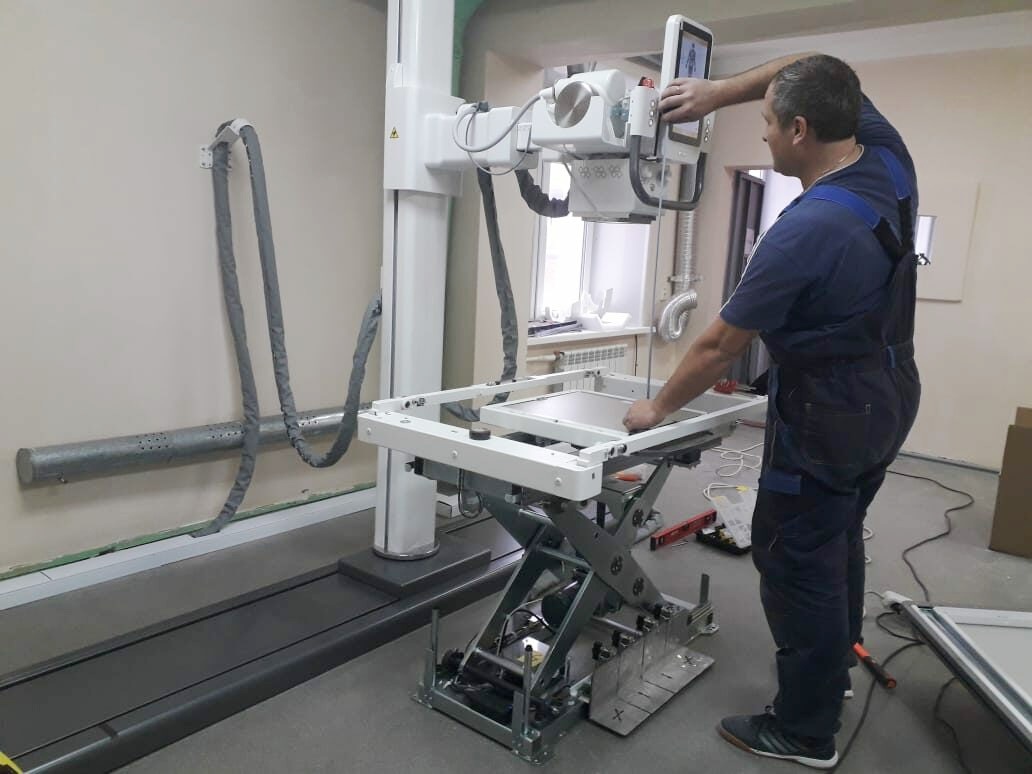 В Сердобской больнице устанавливают новое рентгенодиагностическое оборудование