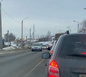 Решение проблемы пробок в Ухтинке перенесли на неопределенный срок