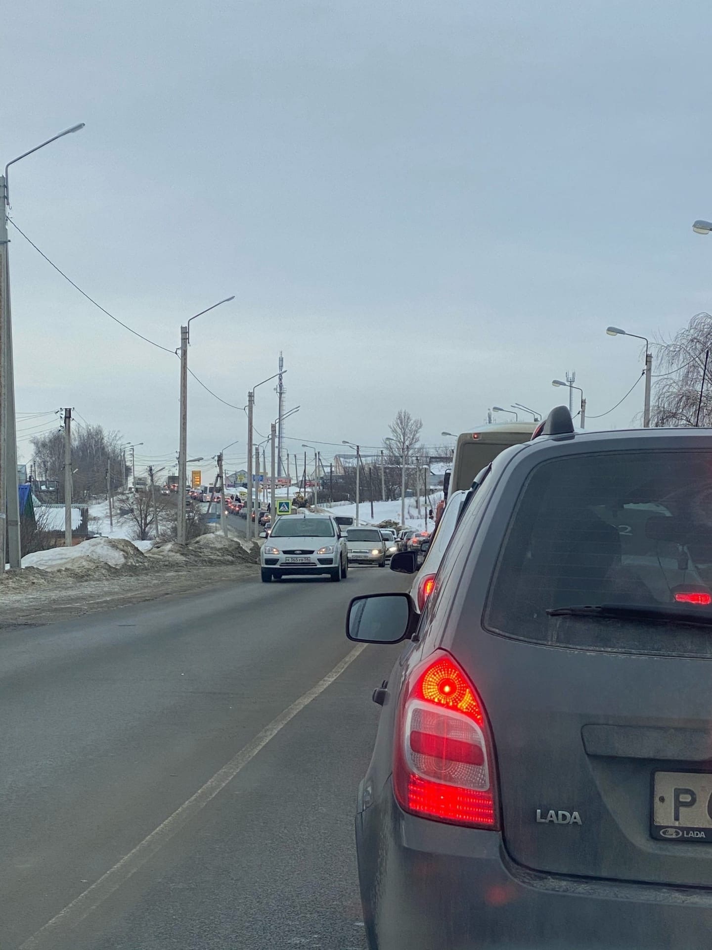 Решение проблемы пробок в Ухтинке перенесли на неопределенный срок