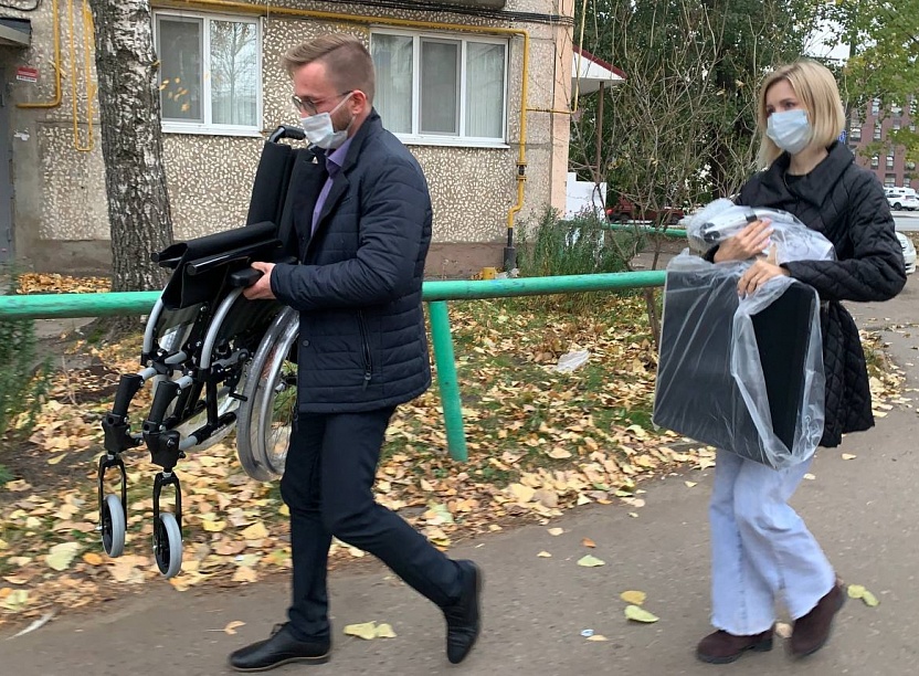Валерий Лидин помог жительнице Пензенской области получить инвалидную коляску