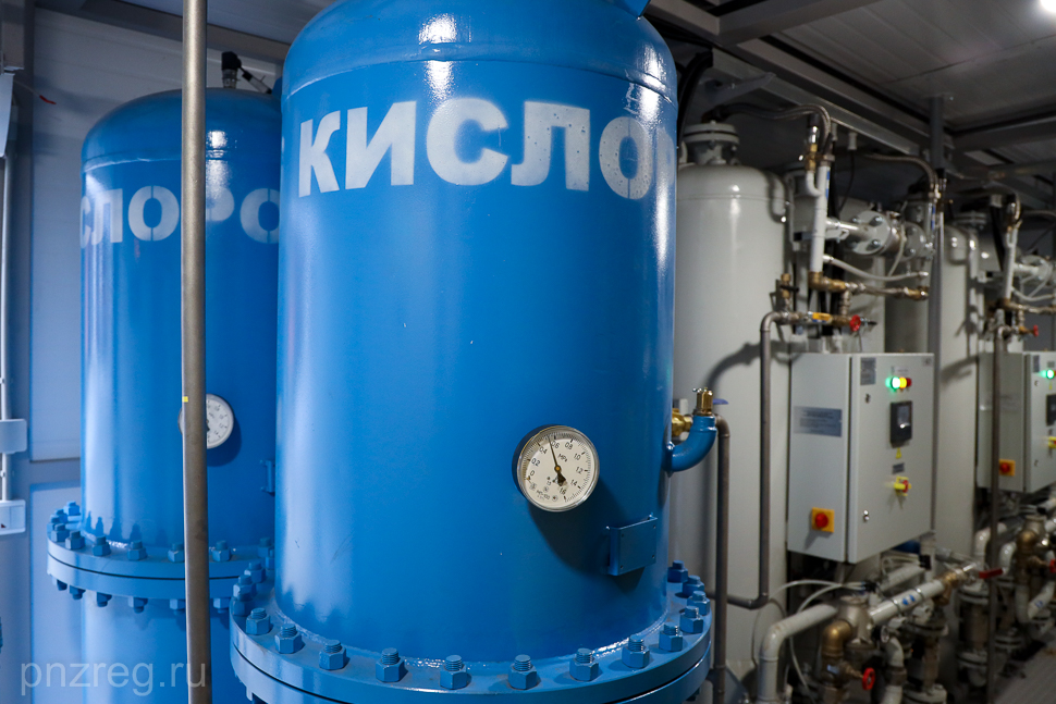 До конца года в Пензе заработают 7 кислородных станций