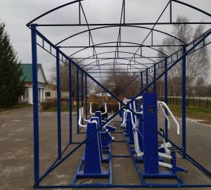 В Сердобском районе поставили еще одну спортплощадку