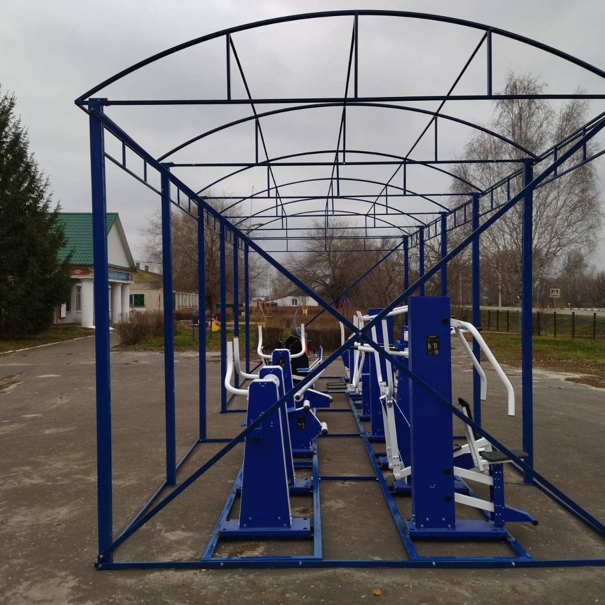 В Сердобском районе поставили еще одну спортплощадку