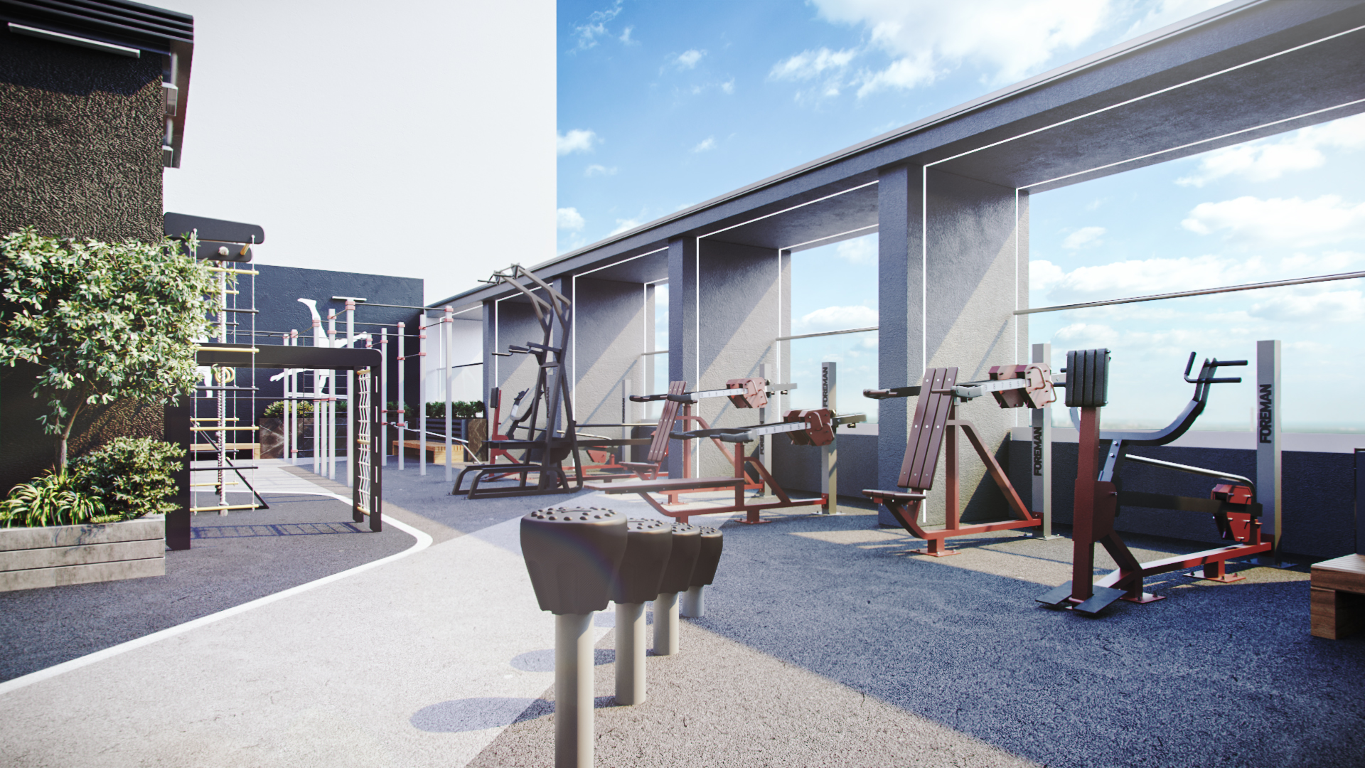 Крыши ЖК «Парк Рояль»: для семейных пикников, игр и тренировок