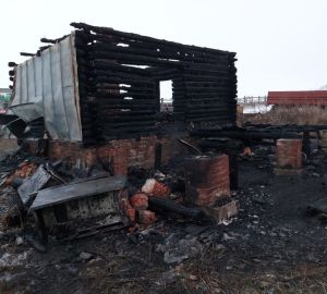 В Пензенской области в ночном пожаре погиб человек