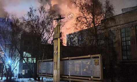 Пожар на Свердлова тушили до 5 утра