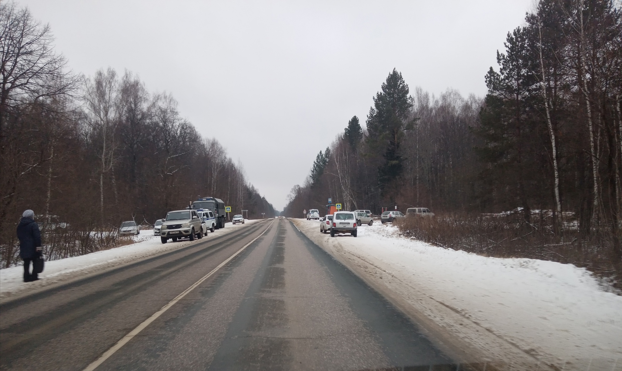 Большое скопление полиции в Никольском районе связано с поиском пенсионера