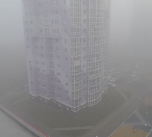 Пенза в тумане. Автомобилисты жалуются на сложную дорожную обстановку