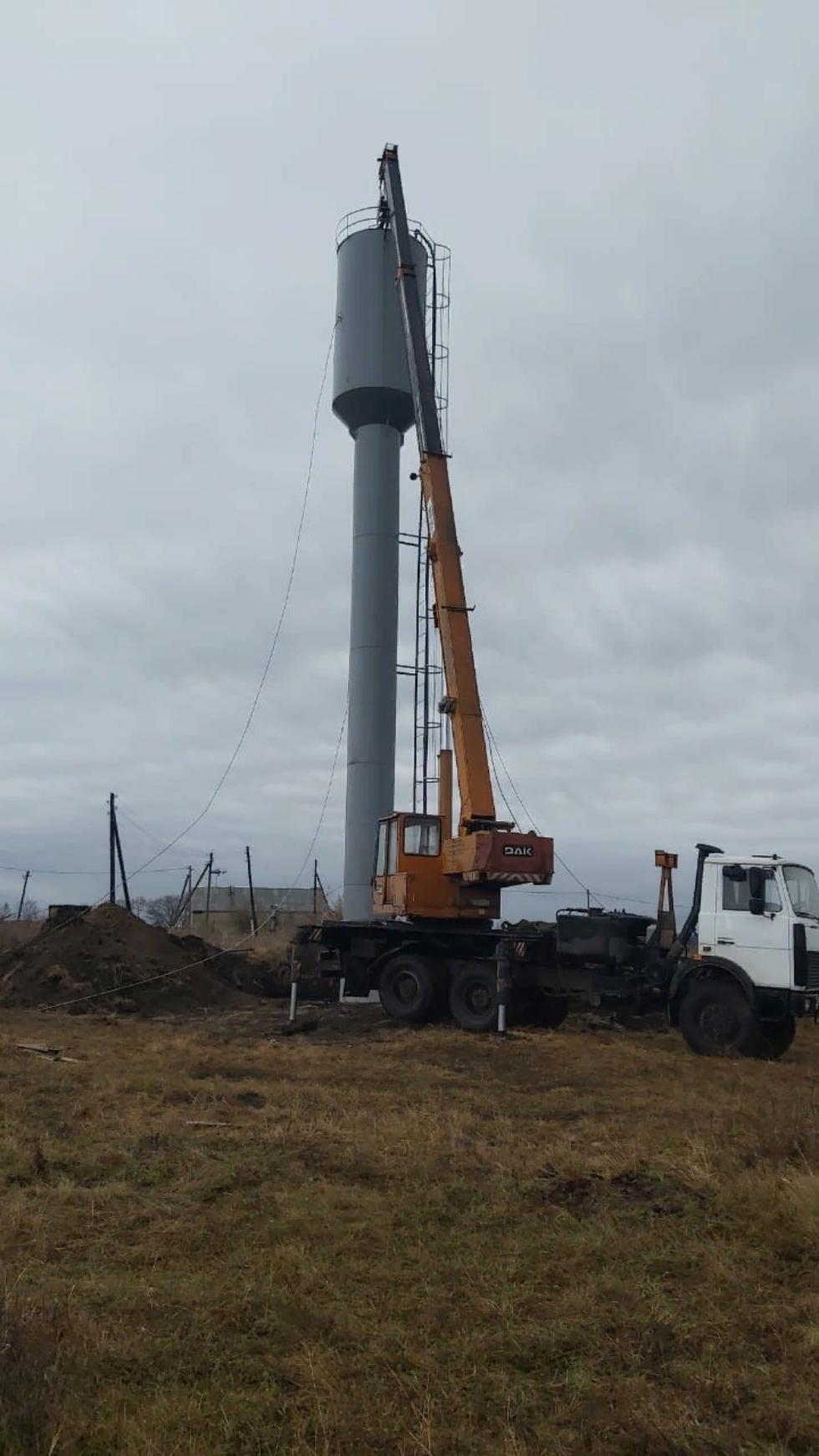 В Сердобском районе закончили ремонт водонапорной башни