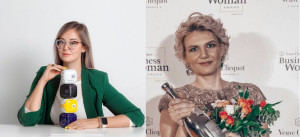 Ольга Изранова передала главную премию конкурса Мадам Клико-2021 Дарье Мингалиевой