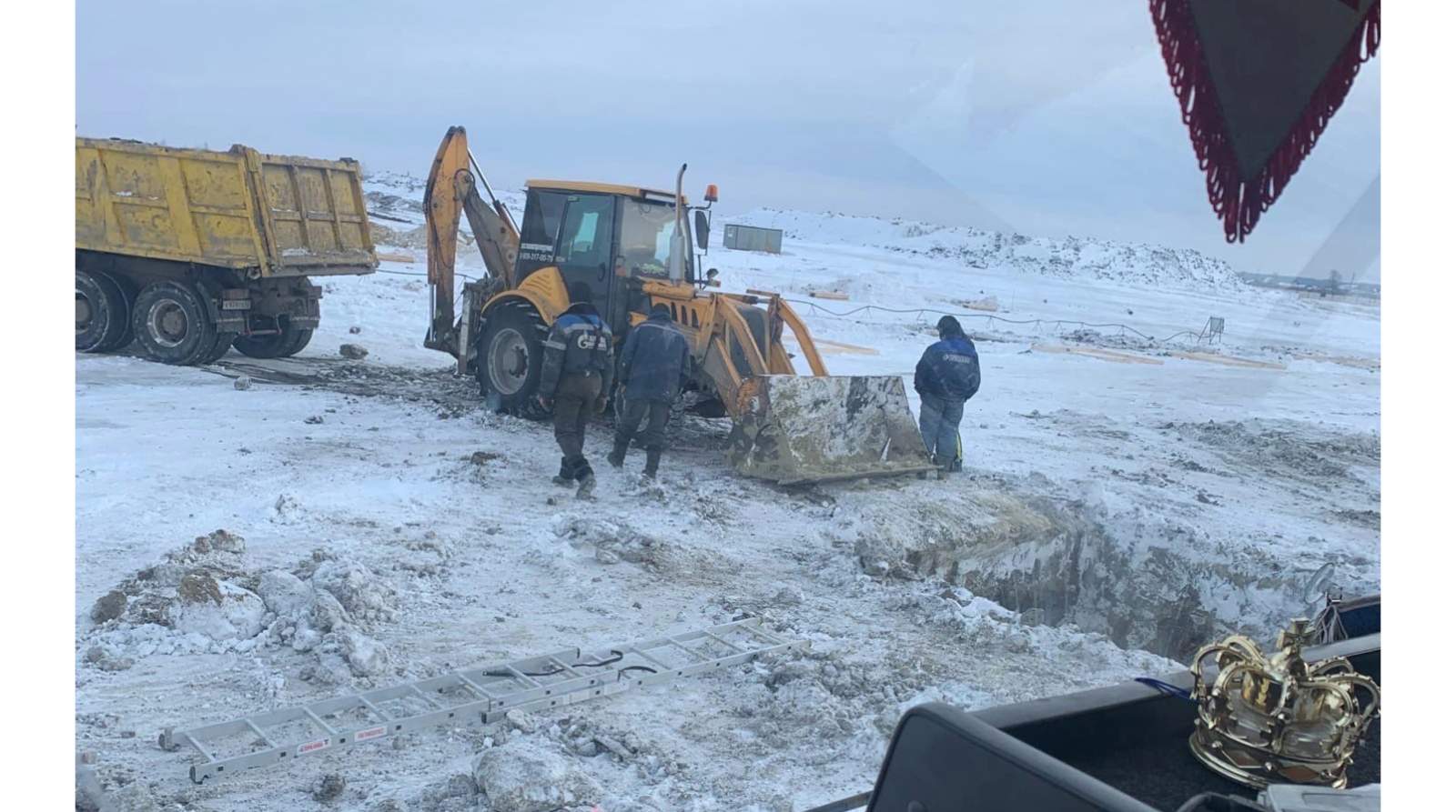 В Пензенской области трактор ушел под землю