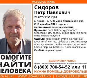 В Пензенской области 4 дня не могут найти 70-летнего пенсионера