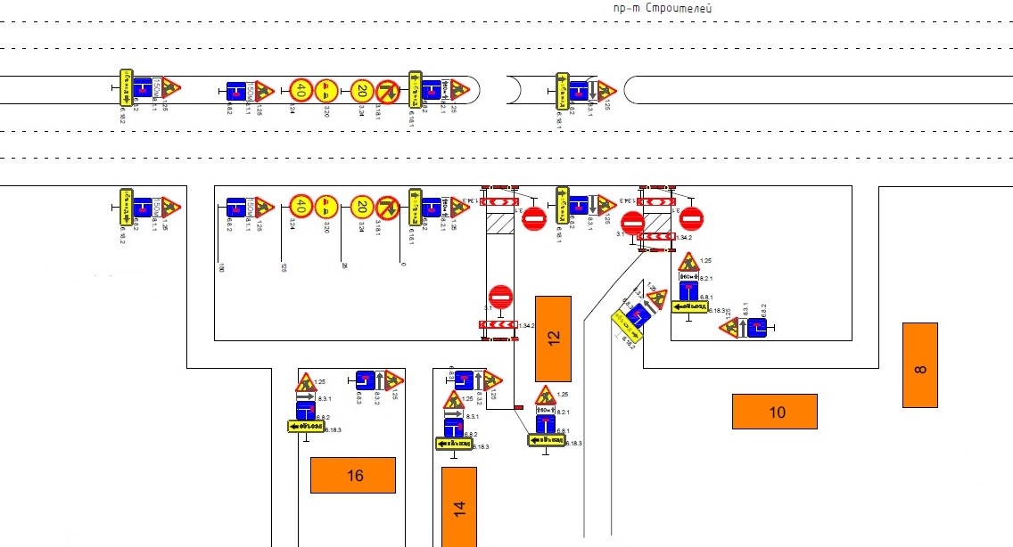 В Пензе из-за прокладки коллектора на проспекте Строителей ограничат движение транспорта