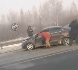 В районе Городища столкнулись 4 машины, есть погибшие
