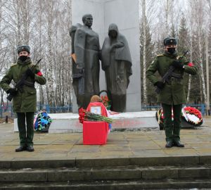 В Бессоновском районе перезахоронили останки героя ВОВ