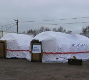 В Пензенской области начал работать мобильный пункт обогрева и питания для водителей