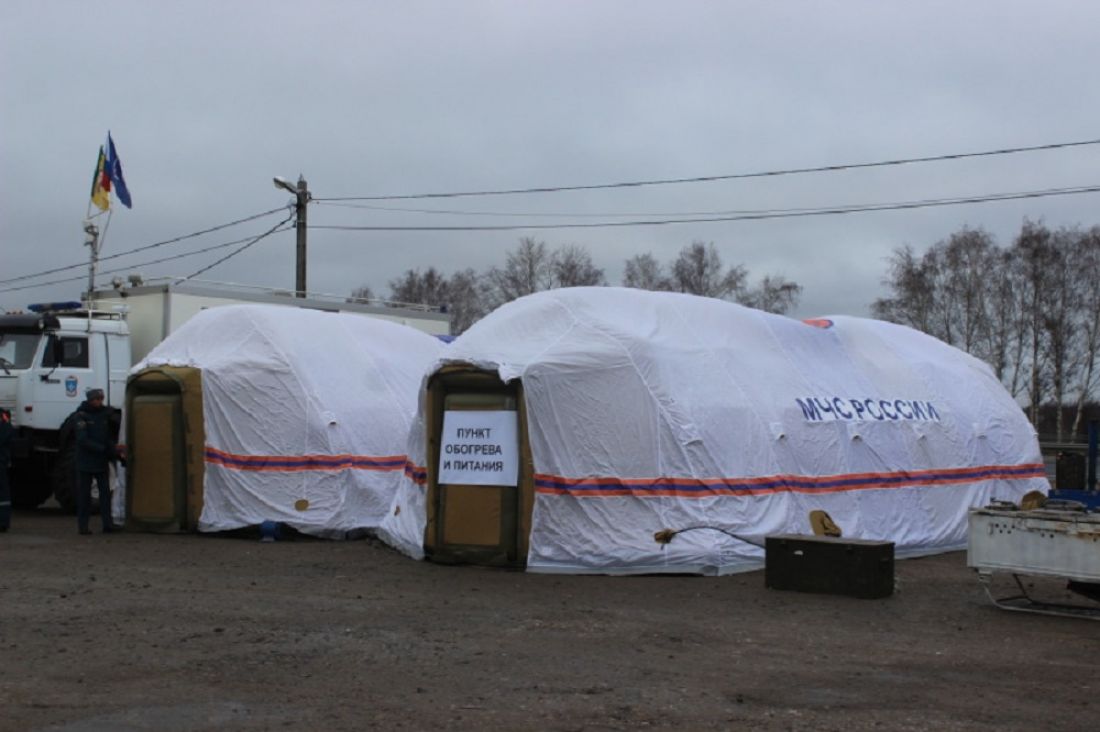 В Пензенской области начал работать мобильный пункт обогрева и питания для водителей