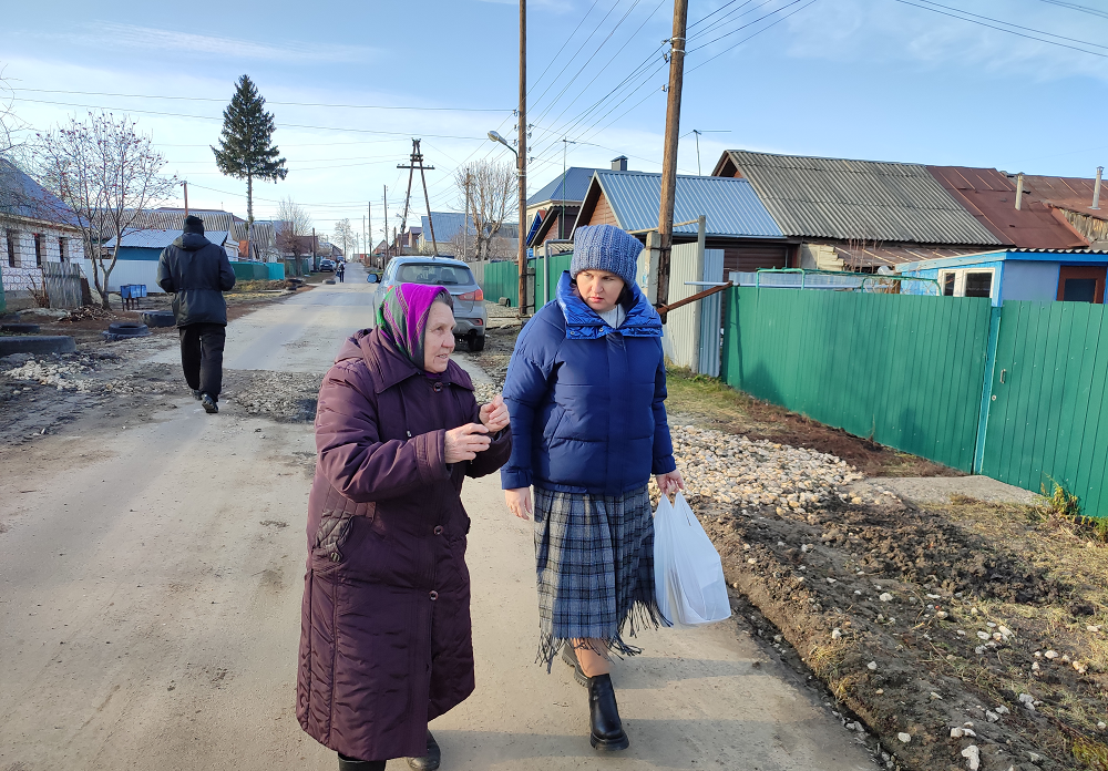Ольга Чистякова выполнила просьбу пожилой жительницы Терновки