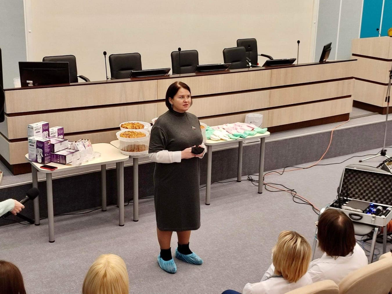 Ольга Чистякова передала подарки пензенским медикам, работающим в «красной зоне»