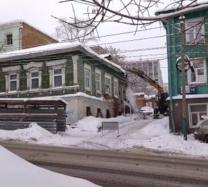 В Пензе начали сносить исторические дома на улице Володарского