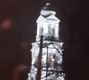 Пензенцы обеспокоены возгоранием в районе колокольни собора