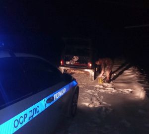 Сотрудники ДПС помогли пензенцу, заглохшему на трассе