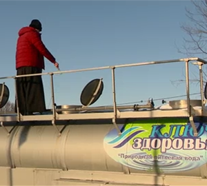 Вода природного источника «Ключ здоровья» в канун Крещения приобрела особые свойства