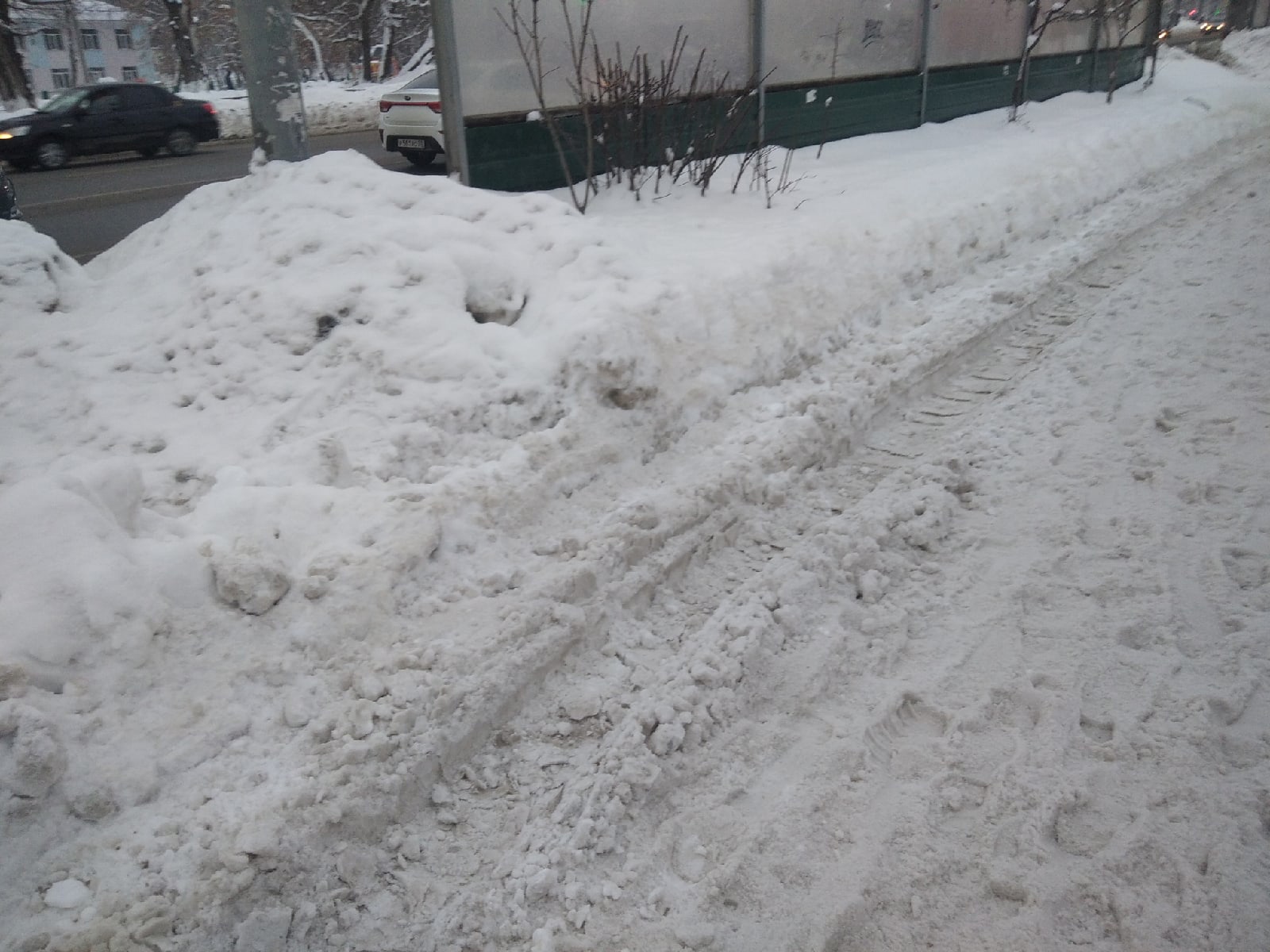 В Терновке из-за сугробов скорая не смогла проехать к тяжелобольному