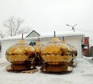 В Кузнецке для кафедрального собора приобрели новые купола