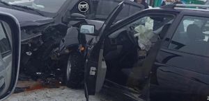 В Пензенской области жестко столкнулись две легковушки